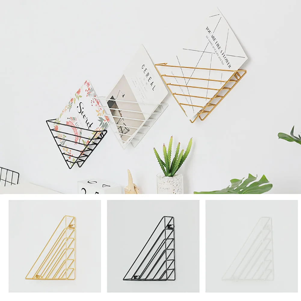 Треугольный журнал железная структура гостиной дома подвесной декоративный