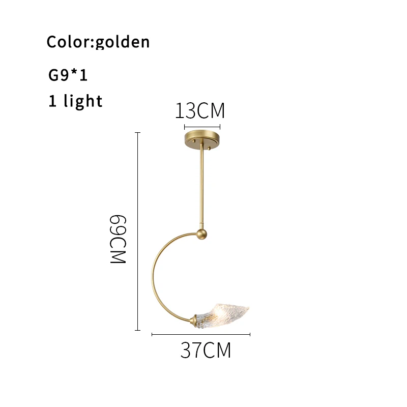 Роскошная золотая подвеска освещение креативный кристалл лофт подвесной