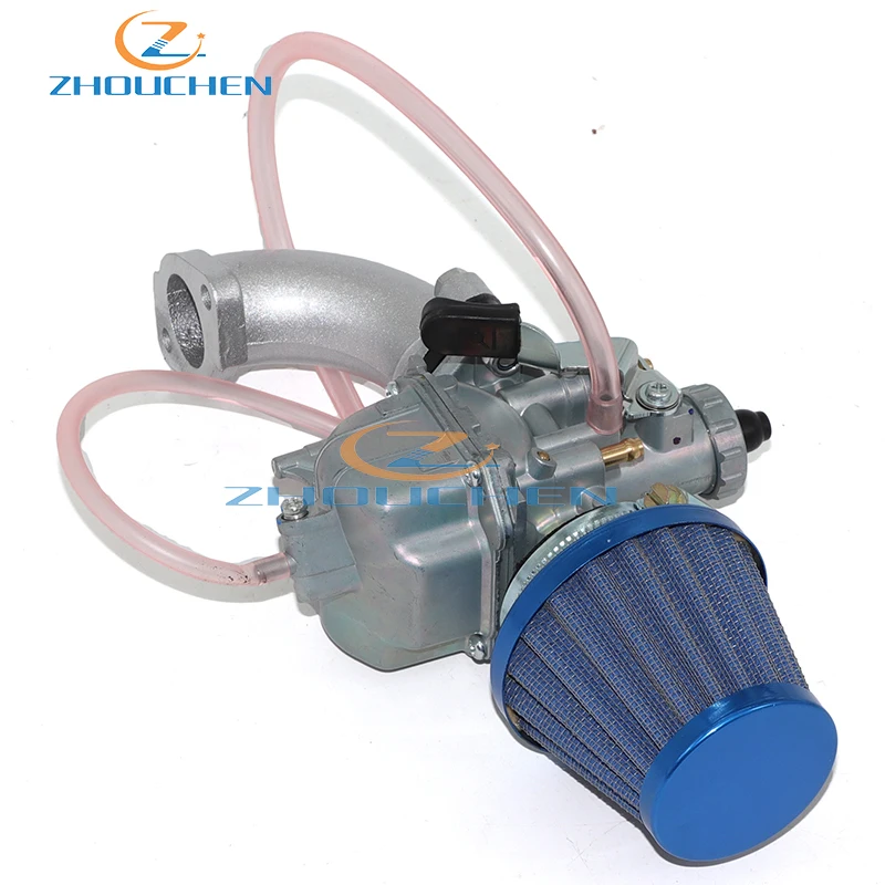 VM22 26 мм карбюратор 38 синий Воздушный Фильтр впускная труба для Carb Mikuni Carby моторный