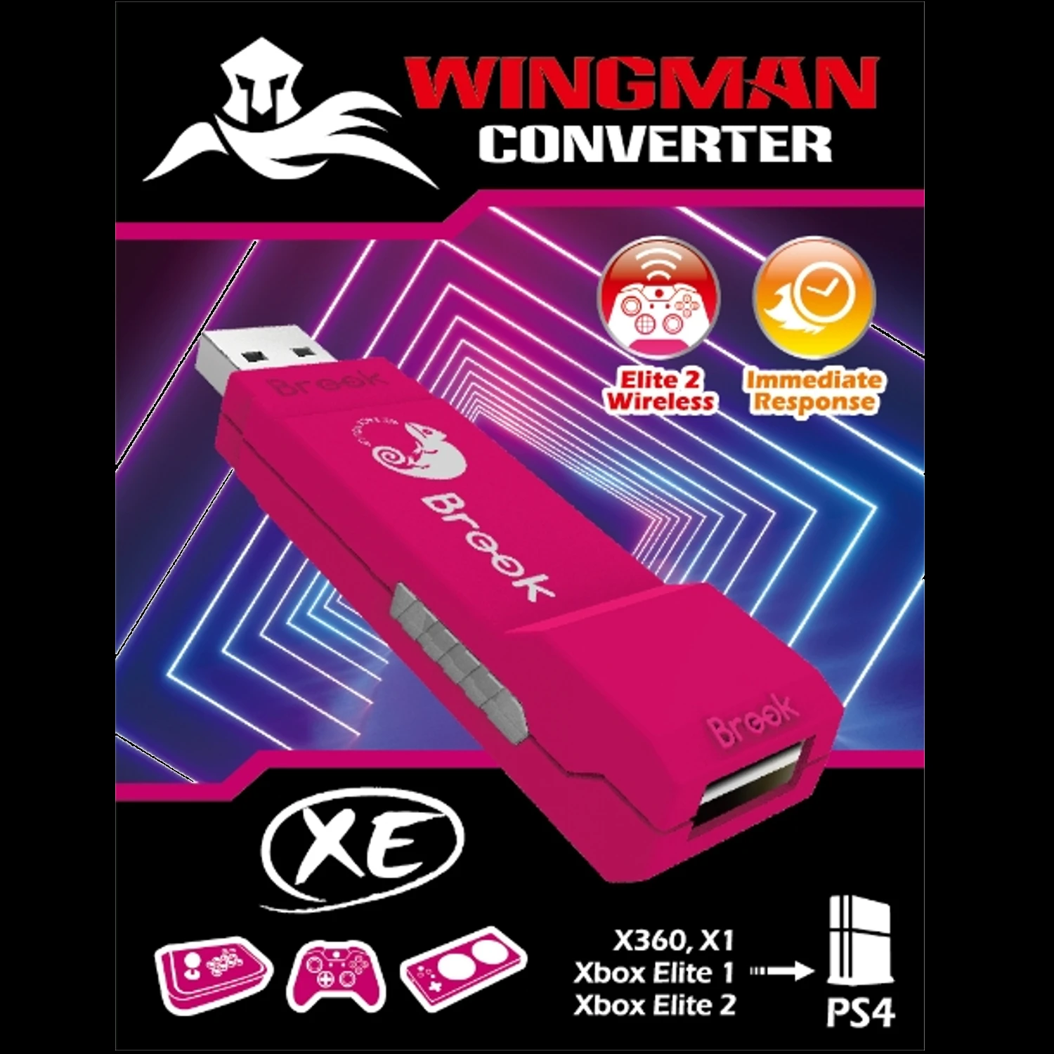 Адаптер USB Brook Wingman XE конвертер для Xbox 360/Xbox One/Xbox Elite 1 и 2 контроллер консоли PS4