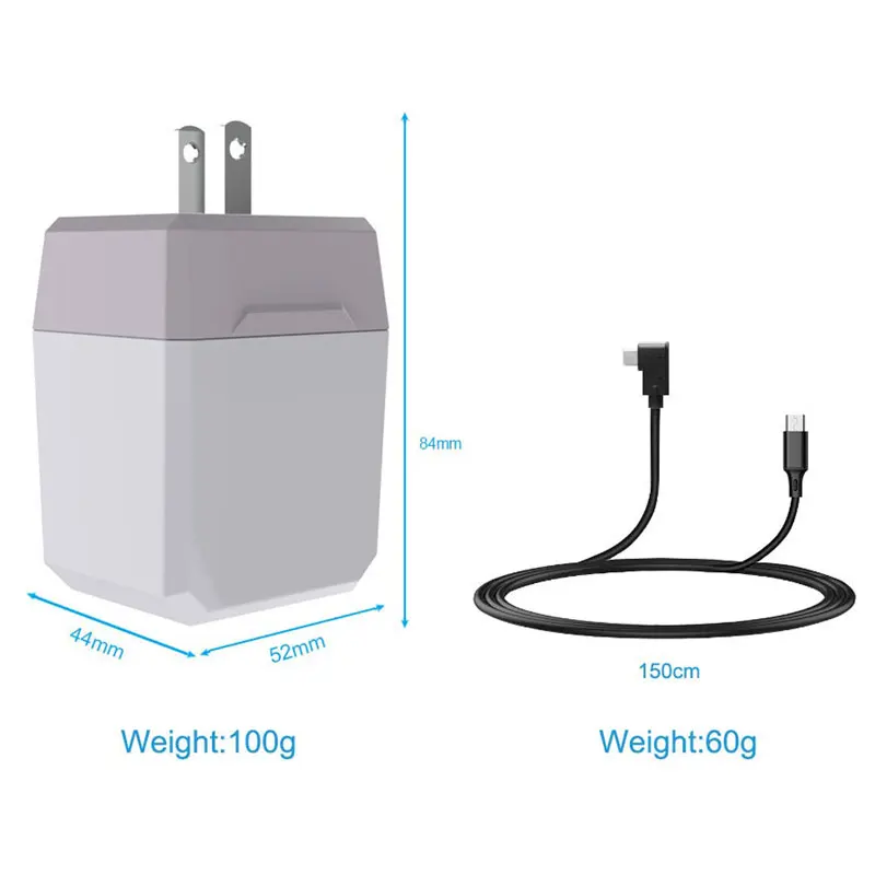 Портативный адаптер зарядного устройства дорожный светодиодный конвертер USB3.0