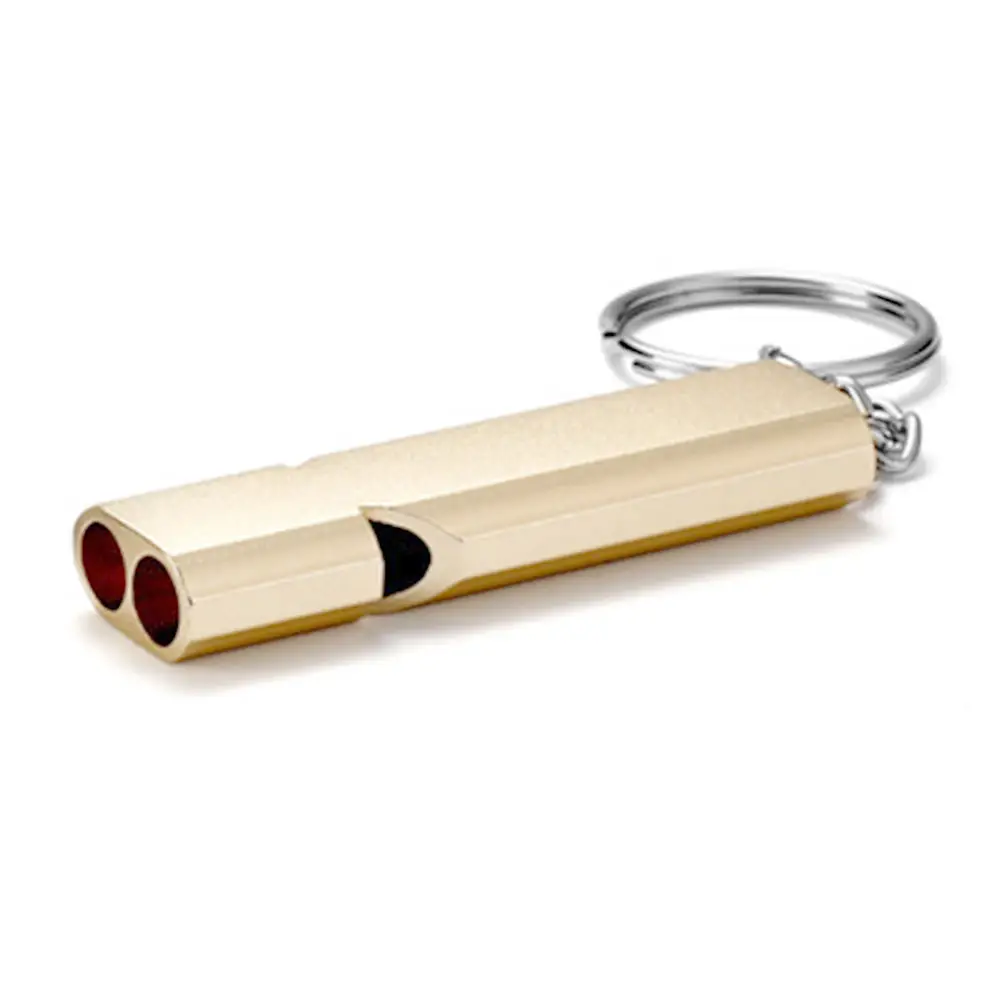 Аварийный свисток для выживания брелок из алюминиевого сплава кемпинга походов