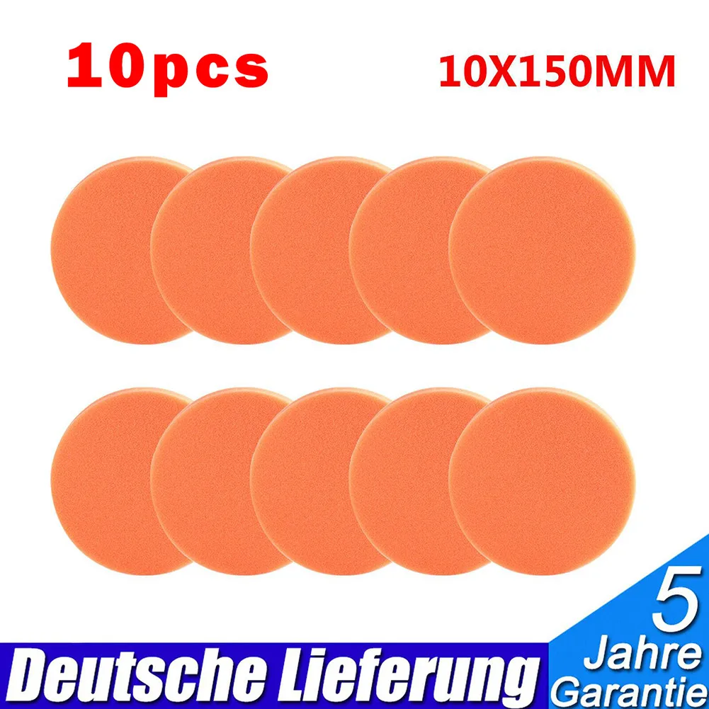 

10PCS/KIT Polishing Pad 6inch Accessories For Car Polisher Parts Roundness