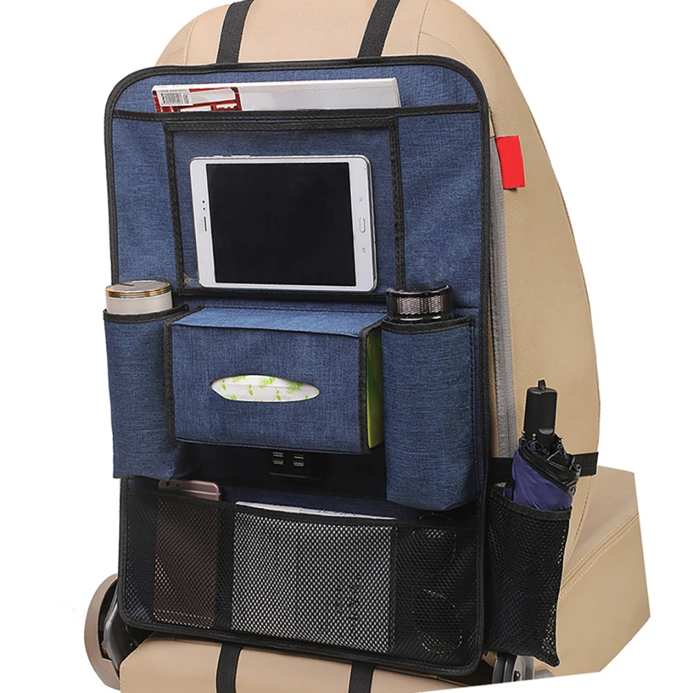 Универсальная автомобильная сумка на спинку кресла органайзер контейнер для