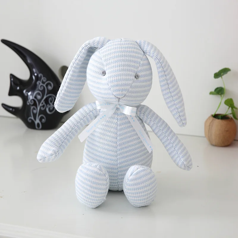 

38CM Cute Rabbit Plush Toys Stuffed Animal Bunny Baby Accompany Sleep Doll Christmas Birthday Gift For Kids Bedroom Party Decor