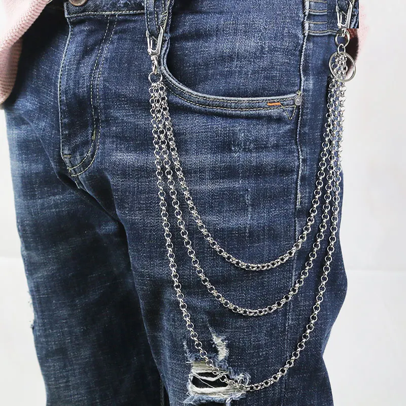Модное ожерелье Rolo из нержавеющей стали длинный металлический кошелек цепной