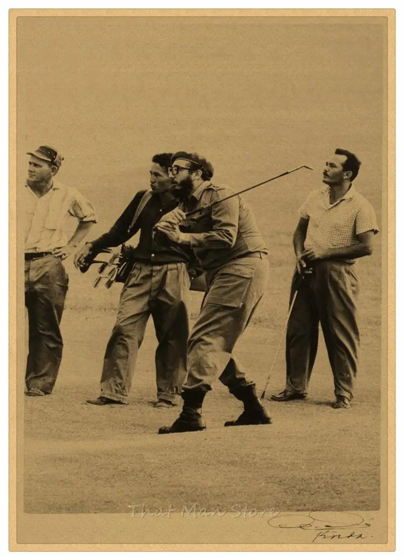 Плакат Che Guevara с сигарами наклейки на стену красивым парнем плакат из крафт-бумаги