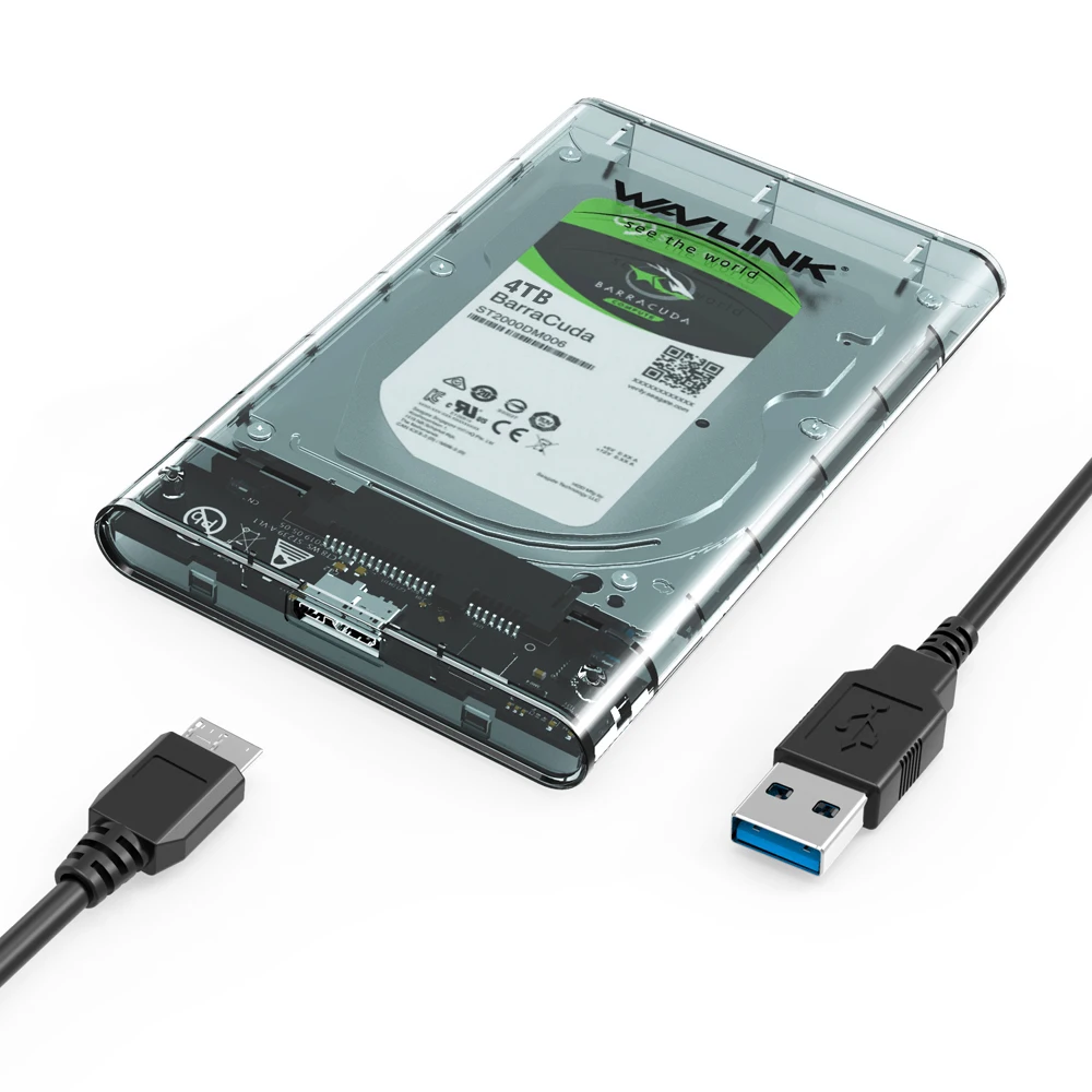 Чехол Wavlink 2 5 дюйма для жесткого диска SATA к USB 3 0 без инструмента Гбит/с протокол UASP