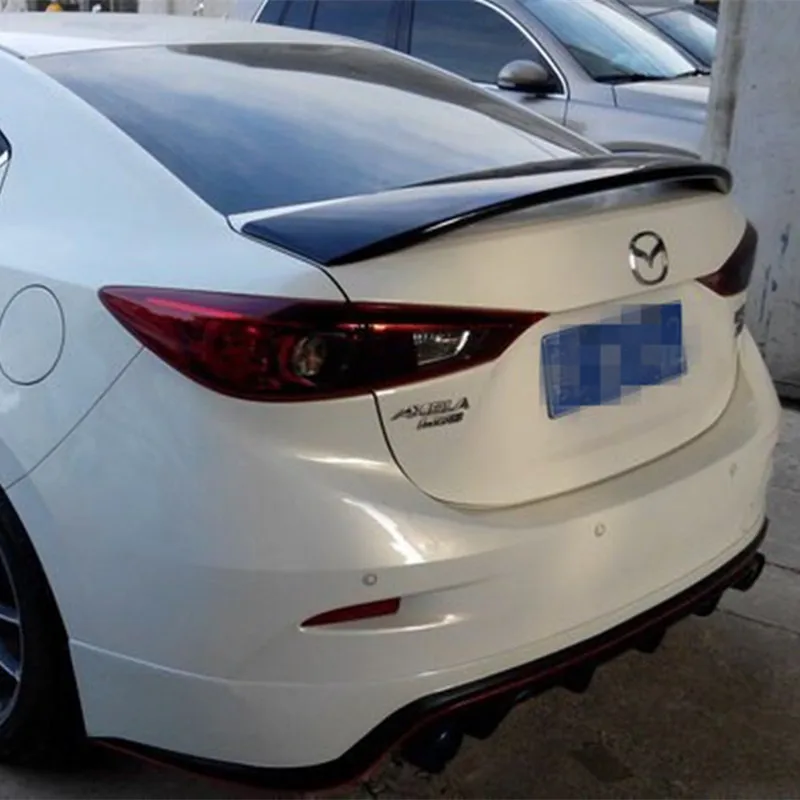 Спойлер для MAZDA Axela 2014-2017 спойлер высокого качества ABS Материал заднее крыло
