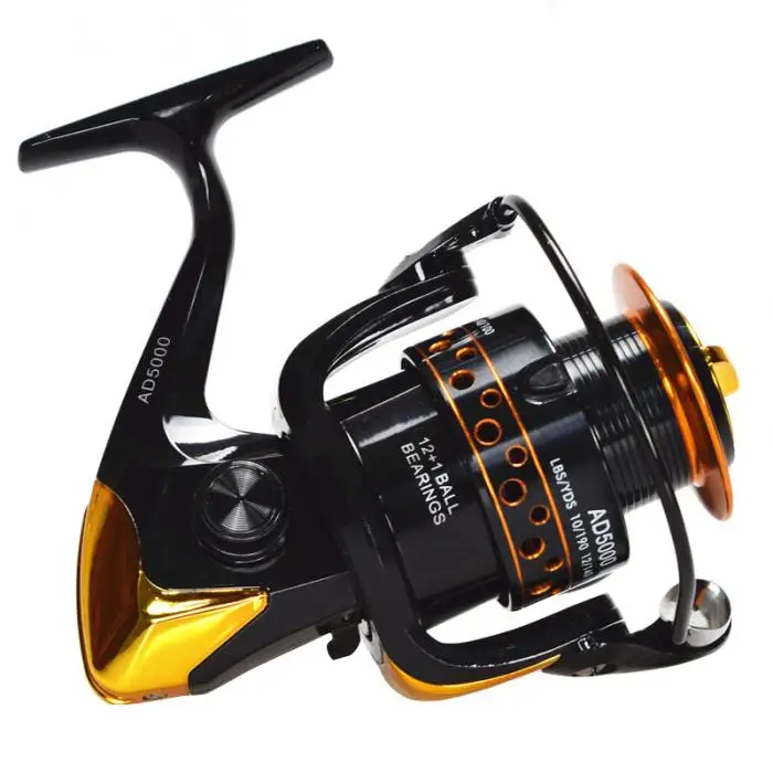 Спиннинг Рыболовная катушка рыболовная на станке ручка 12 + 1 BB Подшипник колеса