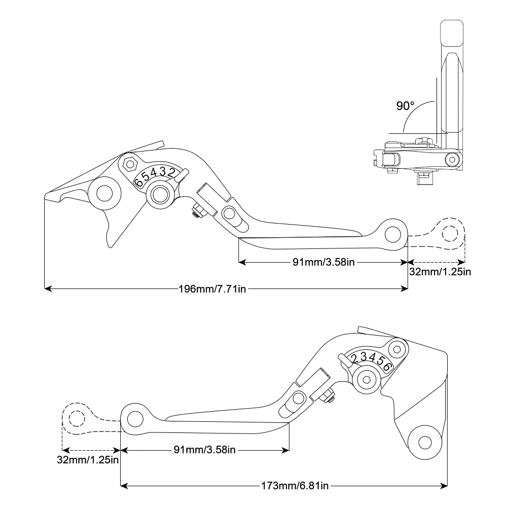 Рычаги тормозной муфты для мотоцикла CNC складные Triumph AMERICA SPRINT RS SRINT ST TT 600 скорость