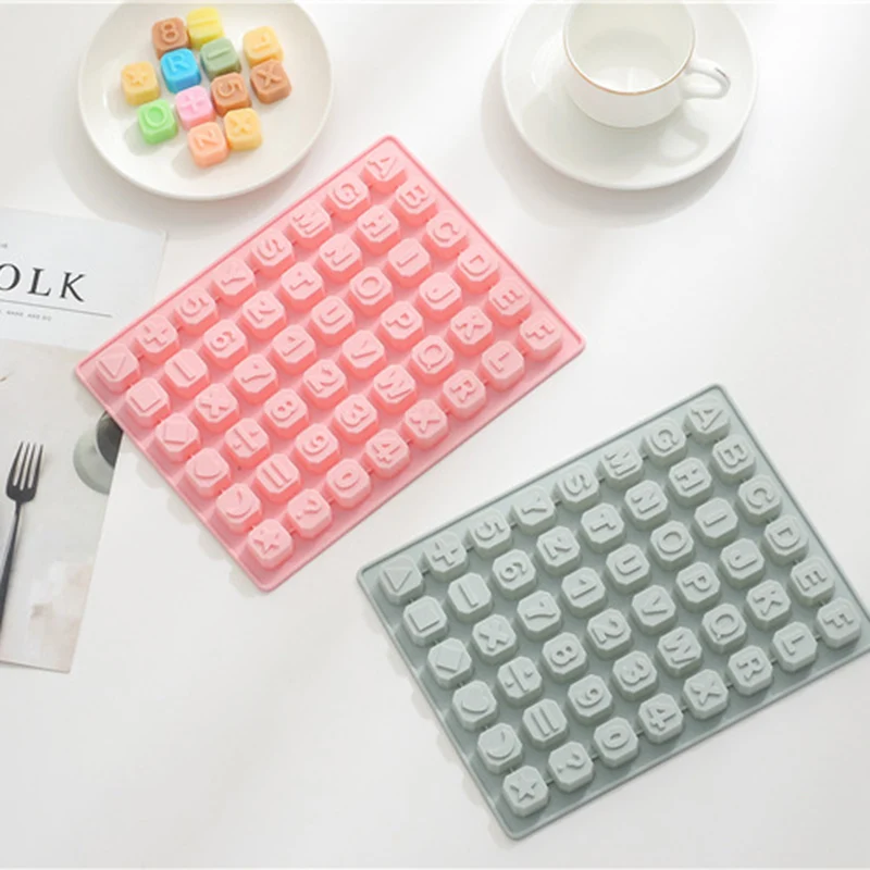 Silicone Mold Letter Alphabet Trays Ice Cube Cake Chocolate DIY Fondant Decorating Tools Bakeware Cookie Tool |