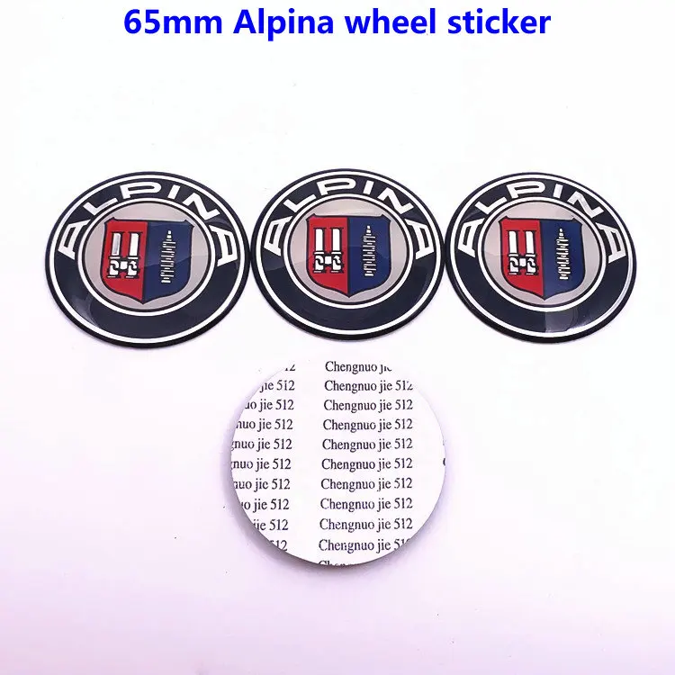 45/65/68/73/82 мм ALPINA Автомобильная эмблема логотип Стикеры стиль Знак Колпак ступицы