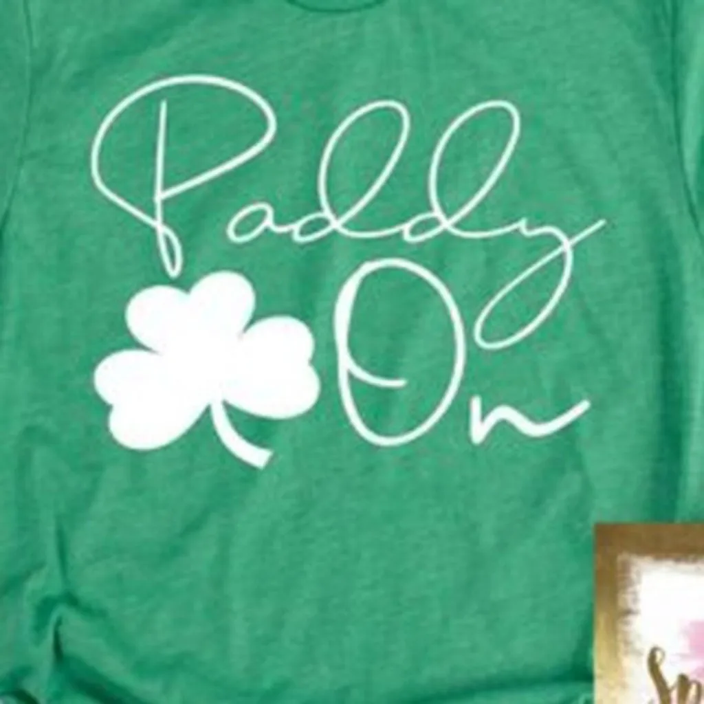 Женская футболка летняя женская Праздничная с изображением ирландского Св.