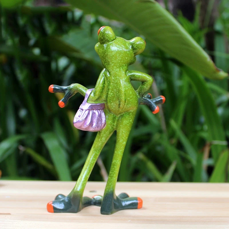 Украшение для дома Новая фигурка лягушки сексуальная Современная смола домашняя