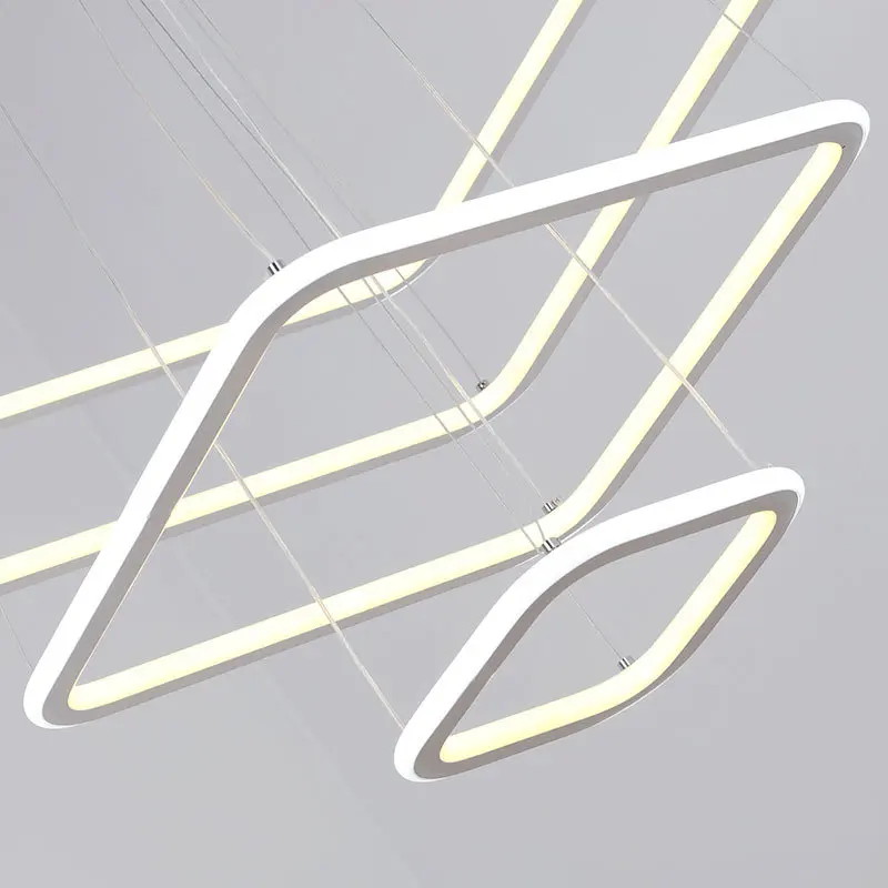 Скандинавские светодиодные подвесные лампы белые светильники современный