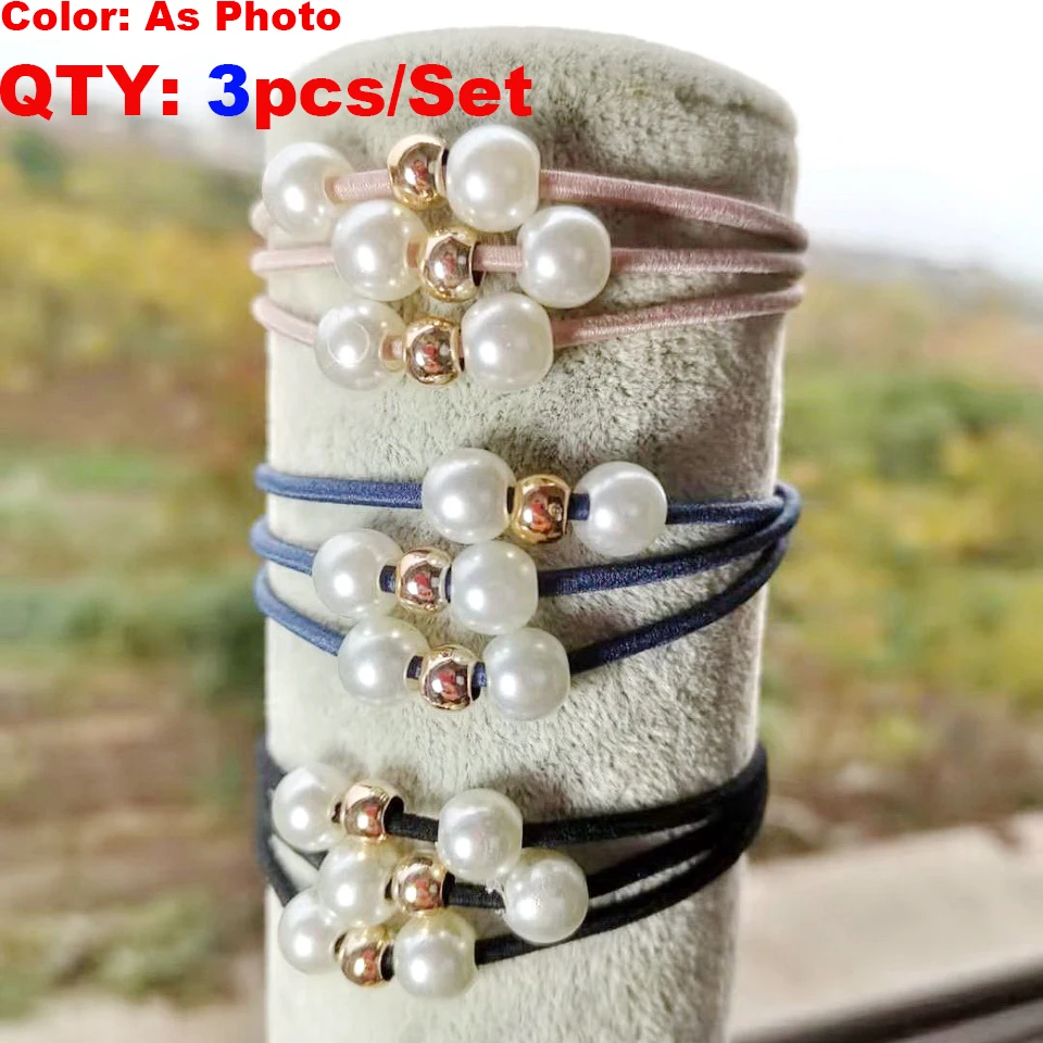 Isnice Диаметр 4 см аксессуары для волос для женщин Scrunchies упругой резинки для волос женские украшения резинка для волос резинки для волос заколки для волос повязка на голову для волос резинка для волос ободок для - Цвет: 3pcs