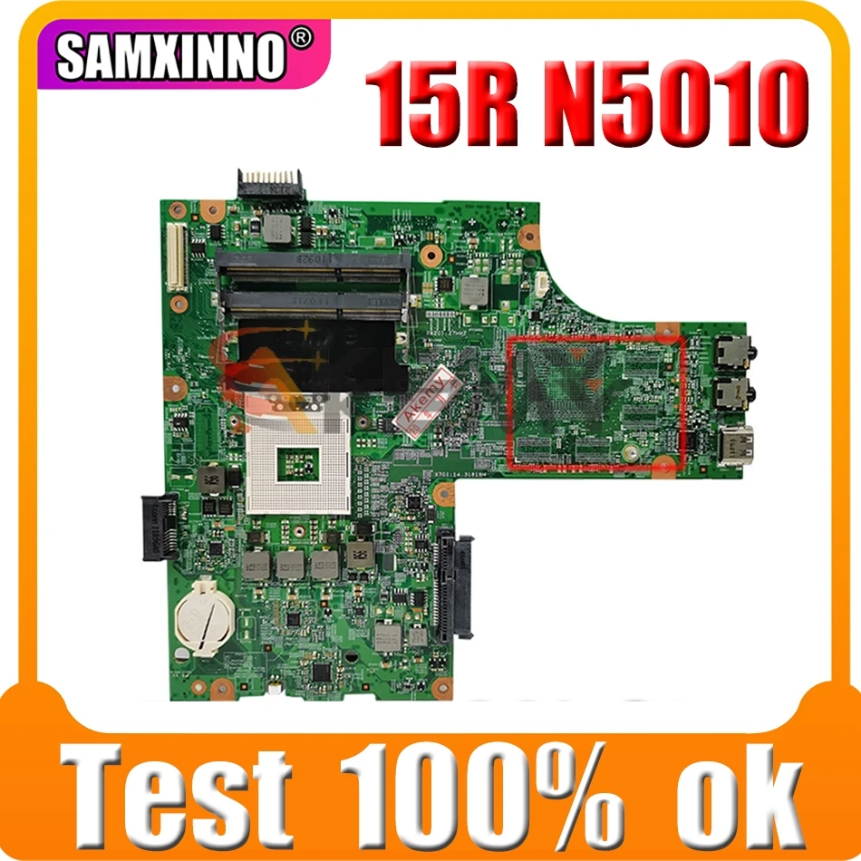 

Original laptop Motherboard For DELL Insprion 15R N5010 CN-0Y6Y56 0Y6Y56 09909-1 48.4HH01.011 HM57 Mainboard