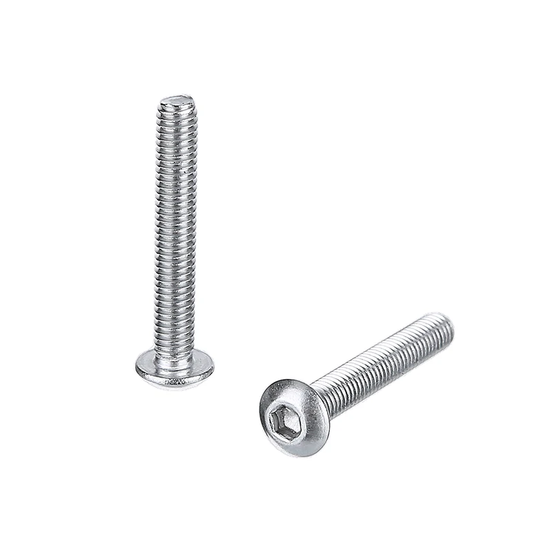 

250pcs/set A2 M3 Cap/Button/Flat Head Hex Socket Screws Sets Bolt With Hex Nuts Assortment Kit Screws Set Motherboard Hand Tools