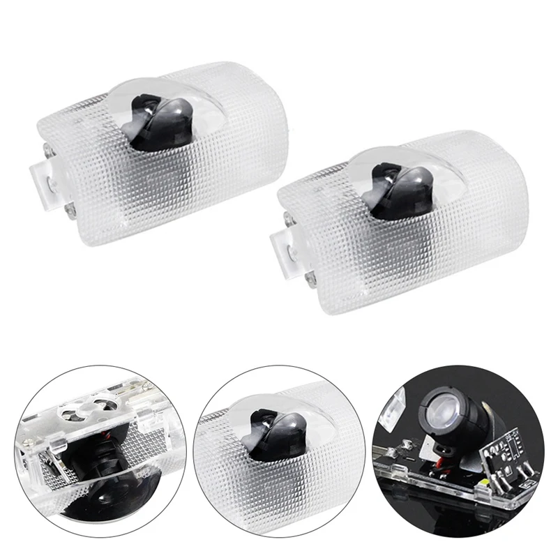 

2Pcs LED Car Logo Laser Projector Door Welcome Ghost Shadow Light Auto Decor Lamp Univeral For Toyota Highlander Camry corolla