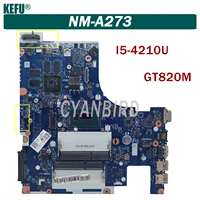 kefu nm a273 is suitable for lenovo g50 70m z50 70 laptop motherboard with i5 4210u gt820m 100 test ok