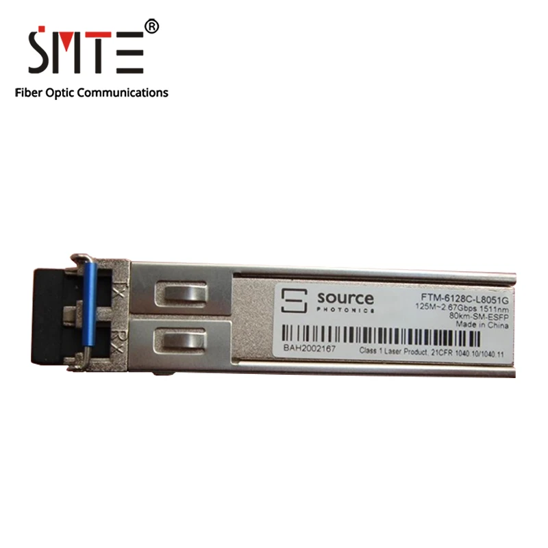 

Source FTM-6128C-8051G 125M-2.67G 1511NM 80KM-SM-ESFP Fiber Optical Module