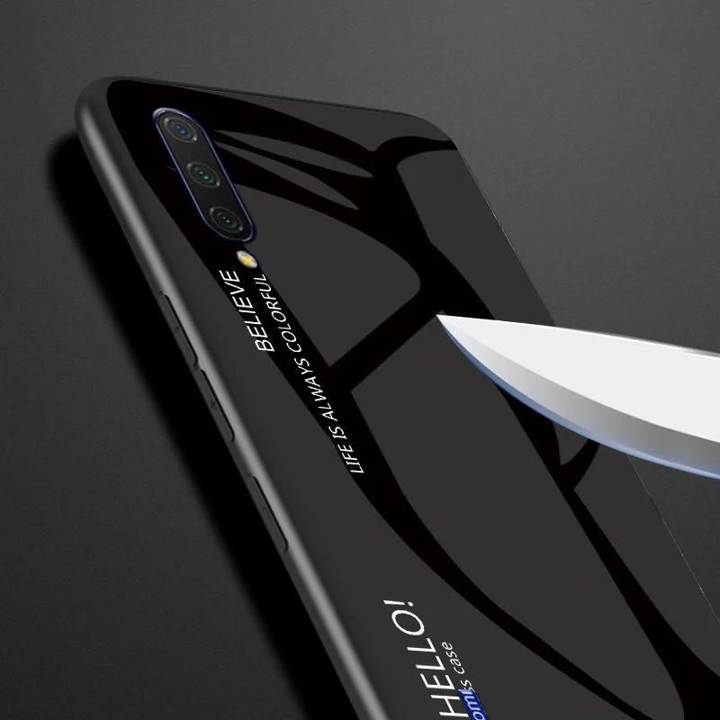 Чехол GFAITH из закаленного стекла с градиентом для Samsung Galaxy A50 чехол телефона чехлы