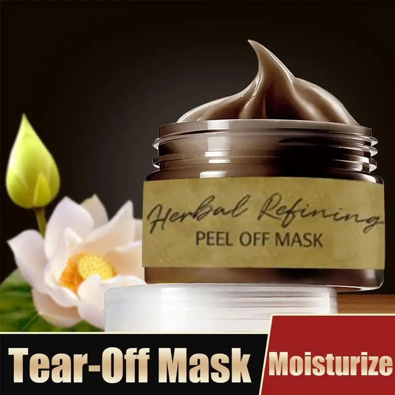 

Herbal Ginseng Beauty Peel-off Mask Tearing Shrinks Pores Mask Remove Blackheads Peels Scrub Skin Care Rejuvenate Tearing Masks