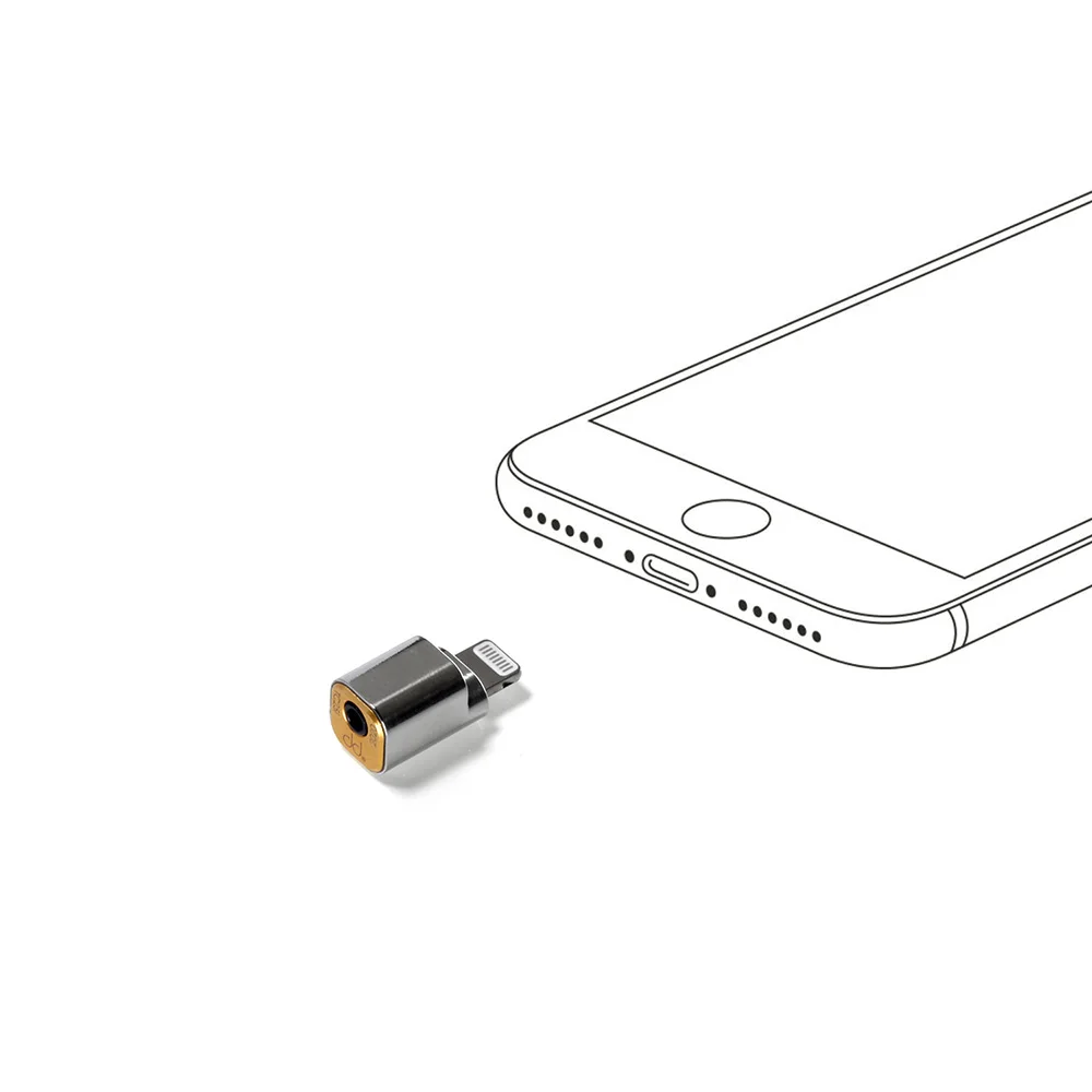 DD HiFi TC25i Lighting to 2.5mm Cable Adapter Converter with ALC5686 Decoding Chip 384kHz/32bit | Электроника