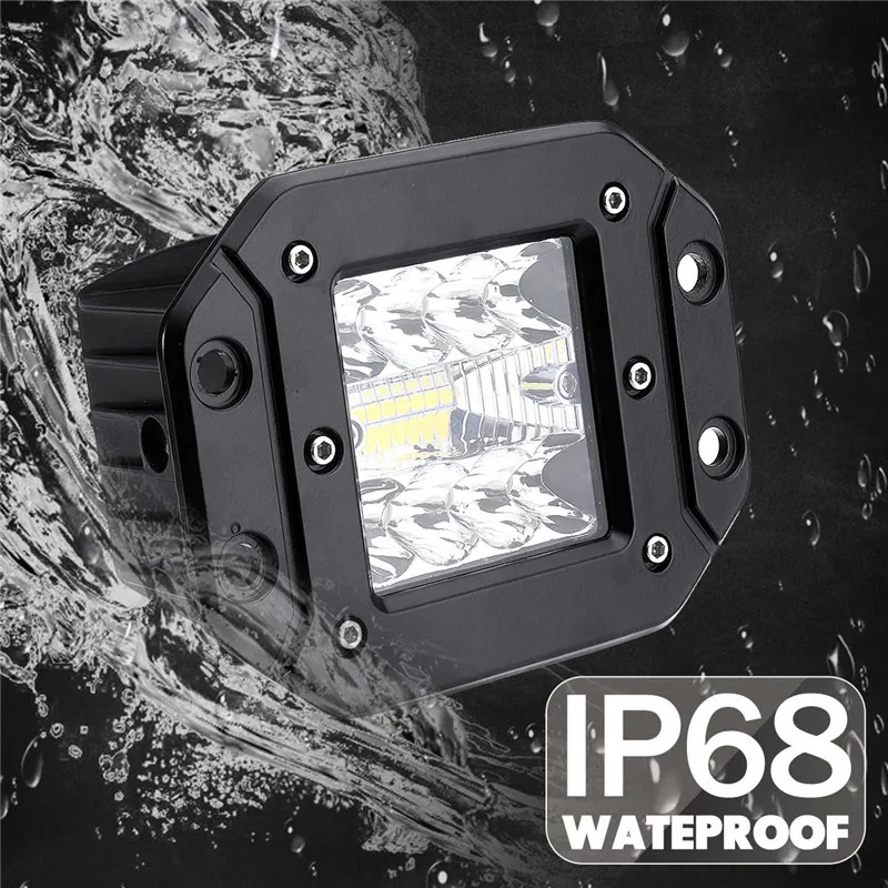 Two x 5 Inch 160 Watt Led Poles Fitted Safely With Ford Driving Fog Off-Road Working Lights Modelling Flood Light T | Автомобили и