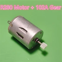 1set r280 dc motor 102a shaft gear micro mini 3v 9v 8000rpm diy model toy fan tand helicopter boat parts drop shipping