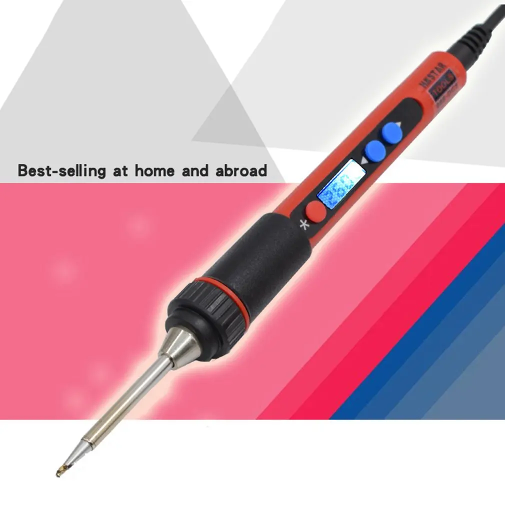 5V 10W USB Temperature Adjustable LED Digital Internal Heating Electric Soldering Iron Tools Kits with Tips | Инструменты