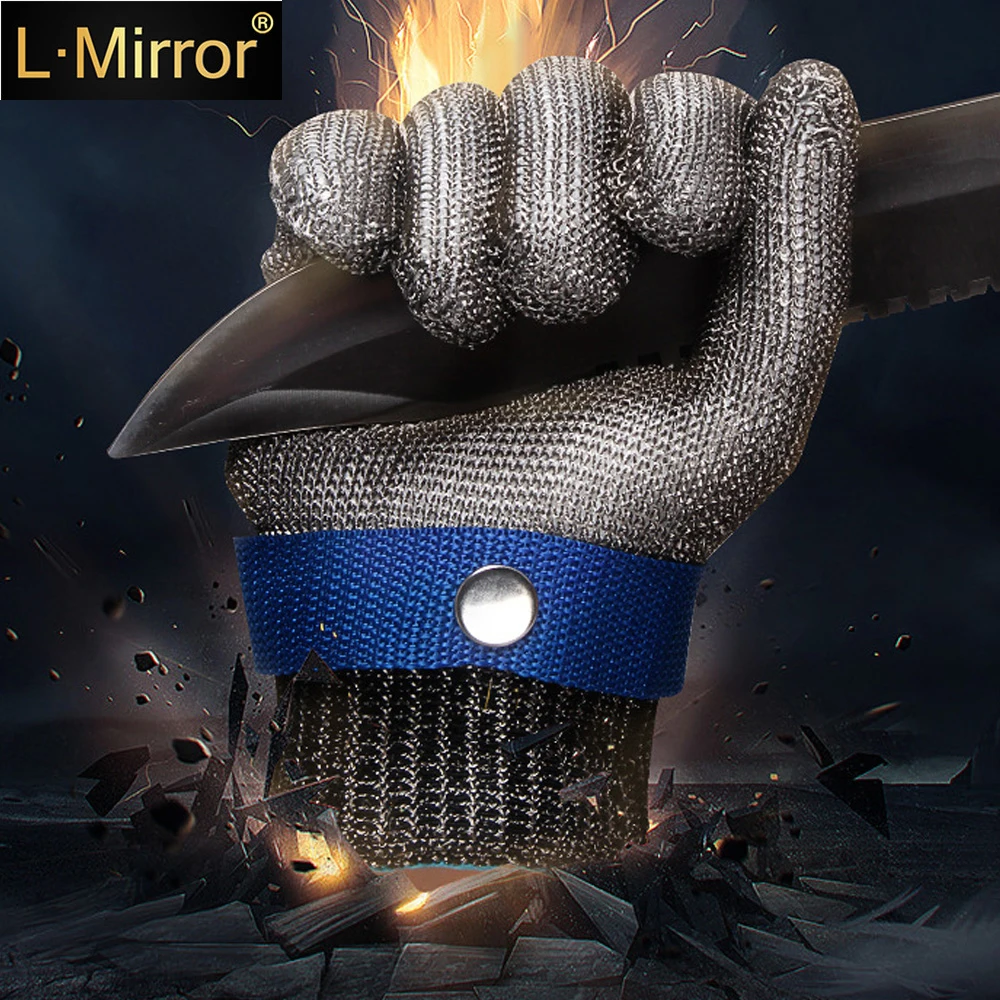 L.Mirror 1 шт. уровень 5 защитные рабочие перчатки для мужчин и женщин устойчивые к