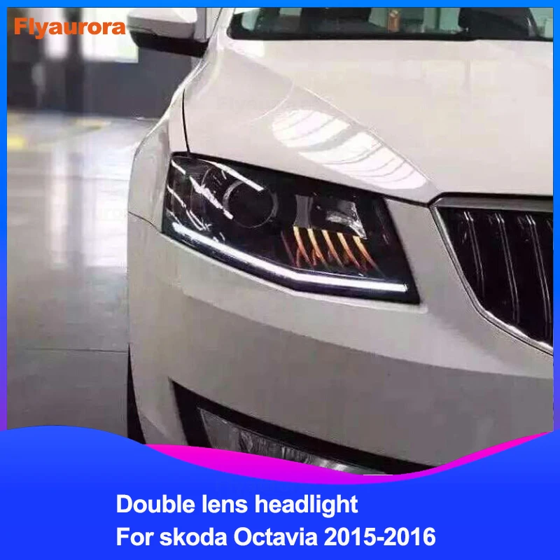 Для Skoda Octavia головной светильник дневной ходовой 2005-2006 светодиодный налобный