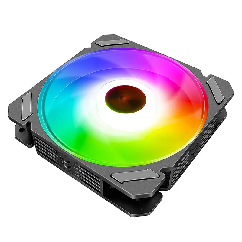 Coolmoon Rgb чехол для компьютера вентилятор 12 см синхронный бесшумный беспроводной