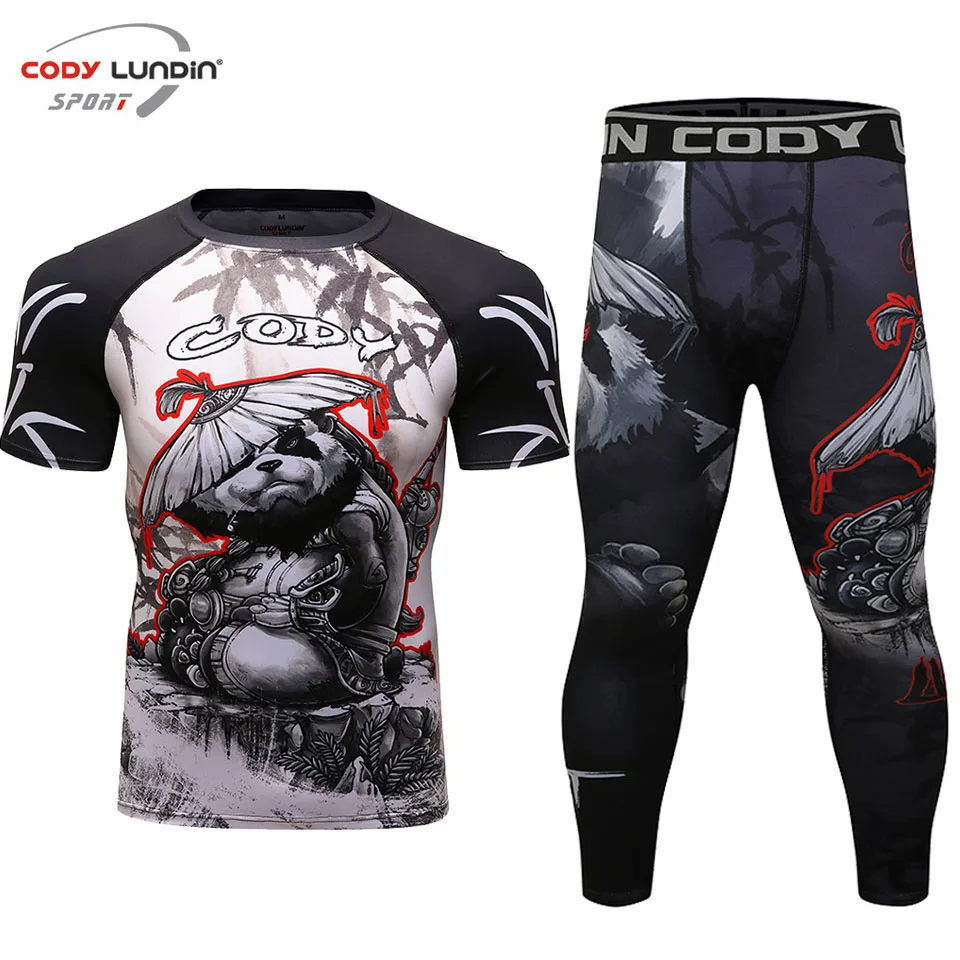 Jiu jitsu Rashguard мужские комплекты футболок для смешанных боевых искусств и штанов Bjj Gi