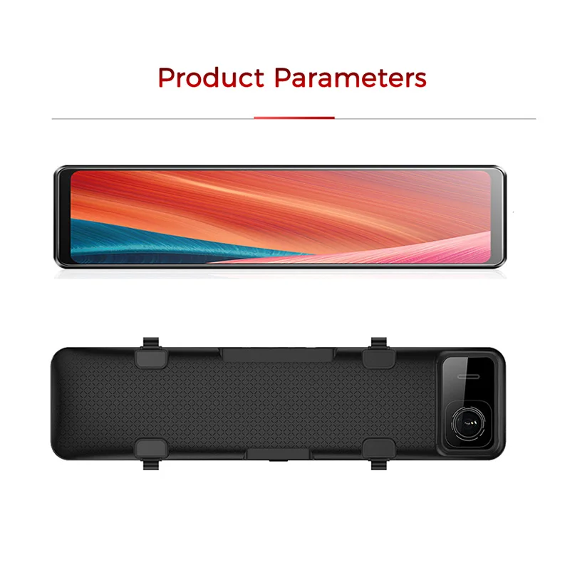 Автомобильный видеорегистратор OBDPEAK H6 12 дюймов 4K 3840*2160P с Wi Fi GPS Sony IMX415 зеркало