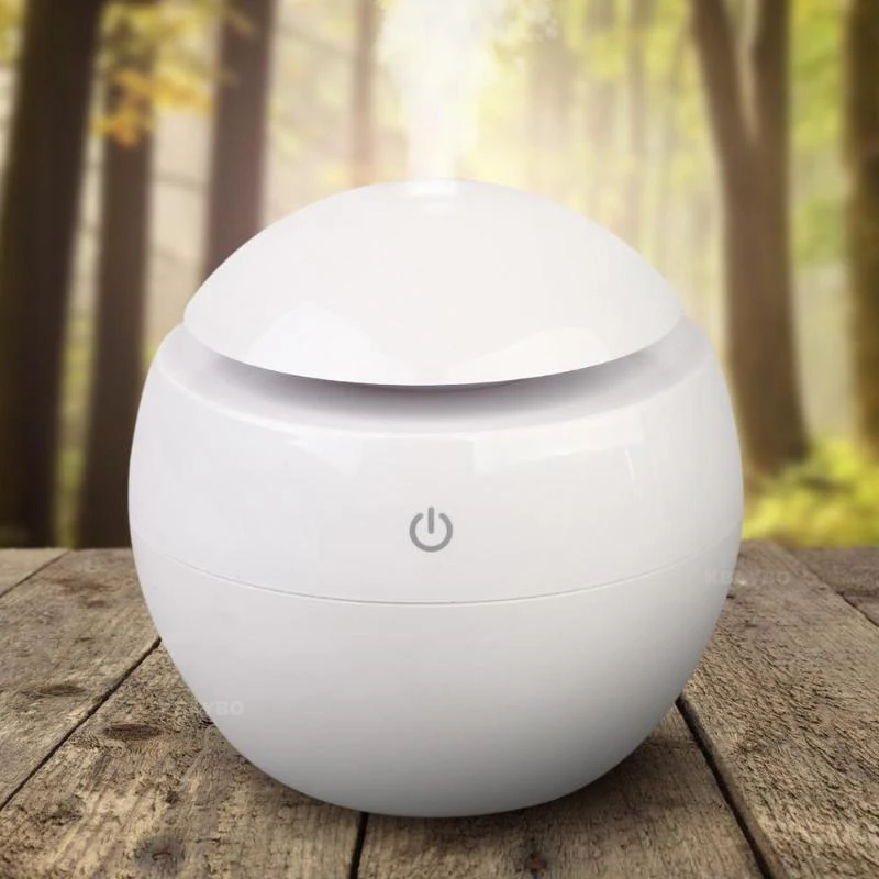 Mini Air Humidifier USB Ultrasonic Aroma Diffuser Wood Grain 7 LED Light Electric Essential Oil For Home Aromatherapy | Дом и сад