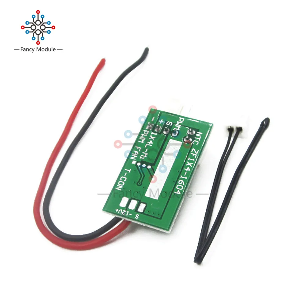 diymore DC 12V PWM Temperature Detector Probe Controller 4-Wire Fan Speed Governor for PC STK IC | Инструменты