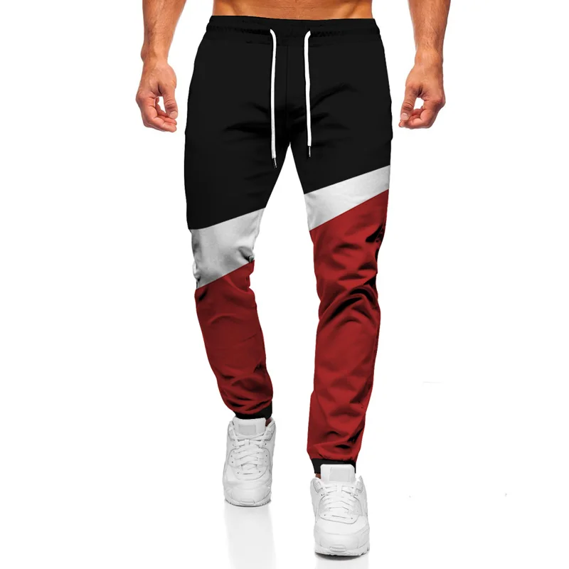 

Simple Solid Color Matching 3D Printed Jogging Pants Men 2021 New High Street Hip Hop Fashion Casual Track Trousers Harajuku 6XL