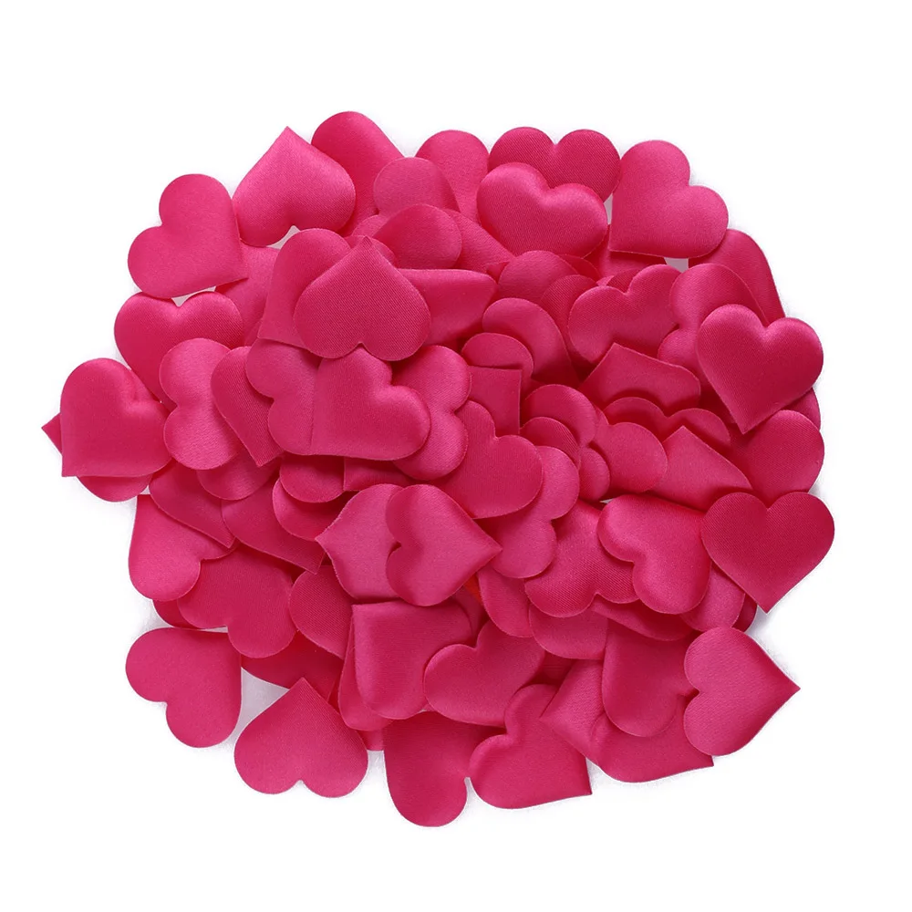 

100pcs/lot Love Heart Shaped Sponge Petal For Wedding Table Party Supplie Decorative Handmade DIY Birthday sticker