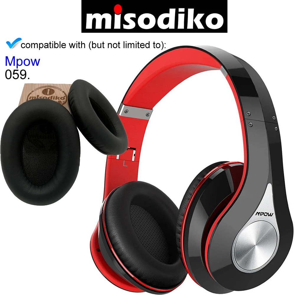 Misodiko подушечки для подушек Mpow 059/H1/H5 Bluetooth наушники на ухо, запчасти для наушников подушечки для подушек