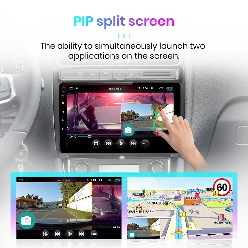 Junsun 2G+32G Android 10.0 для Volkswagen POLO 2008-2020 Автомобильный 2 din Радио Стерео Плеер Bluetooth GPS Навигация Без 2din dvd.