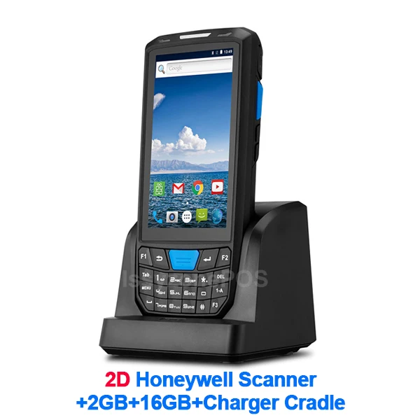 2D cradle ISSYZONEPOS портативный pos-терминал КПК Android 8,1 1D 2D Honeywell сканер штрих-кода 4G NFC считыватель штрих-кодов портативный сборщик данных - Color: 2D cradle
