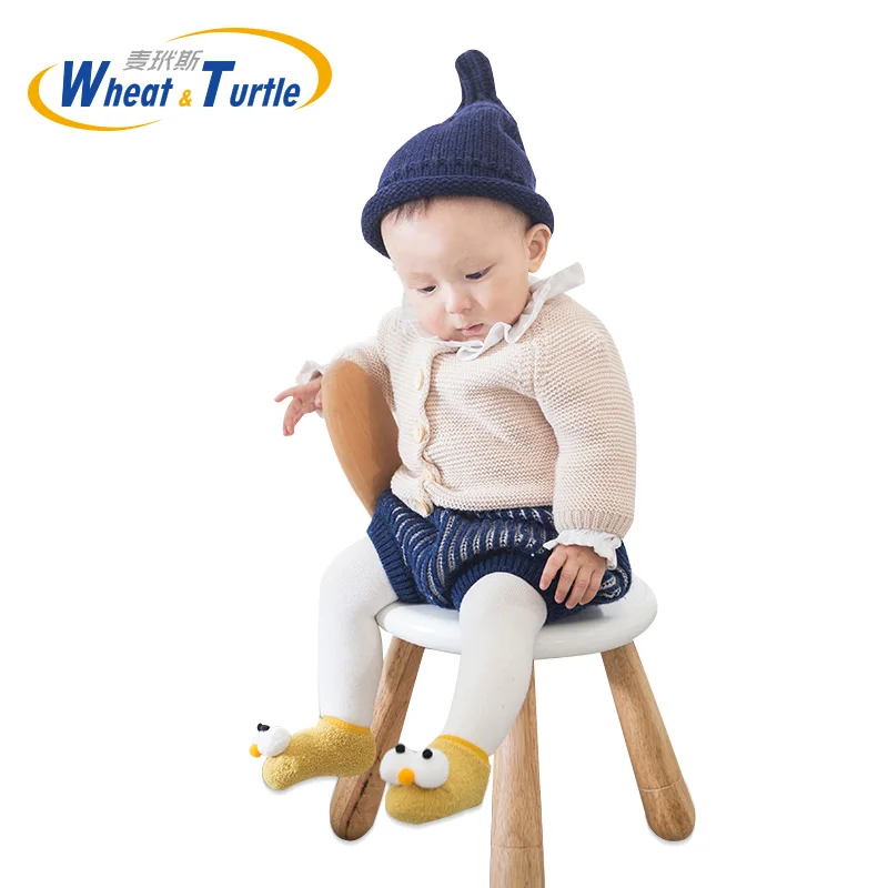 Новые коралловые носки для малышей Нескользящие Детские теплые мягкие