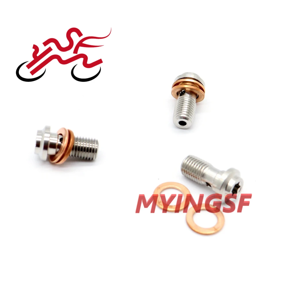 Универсальные нержавеющие банджо болты Гидравлический тормозной тормоз главный