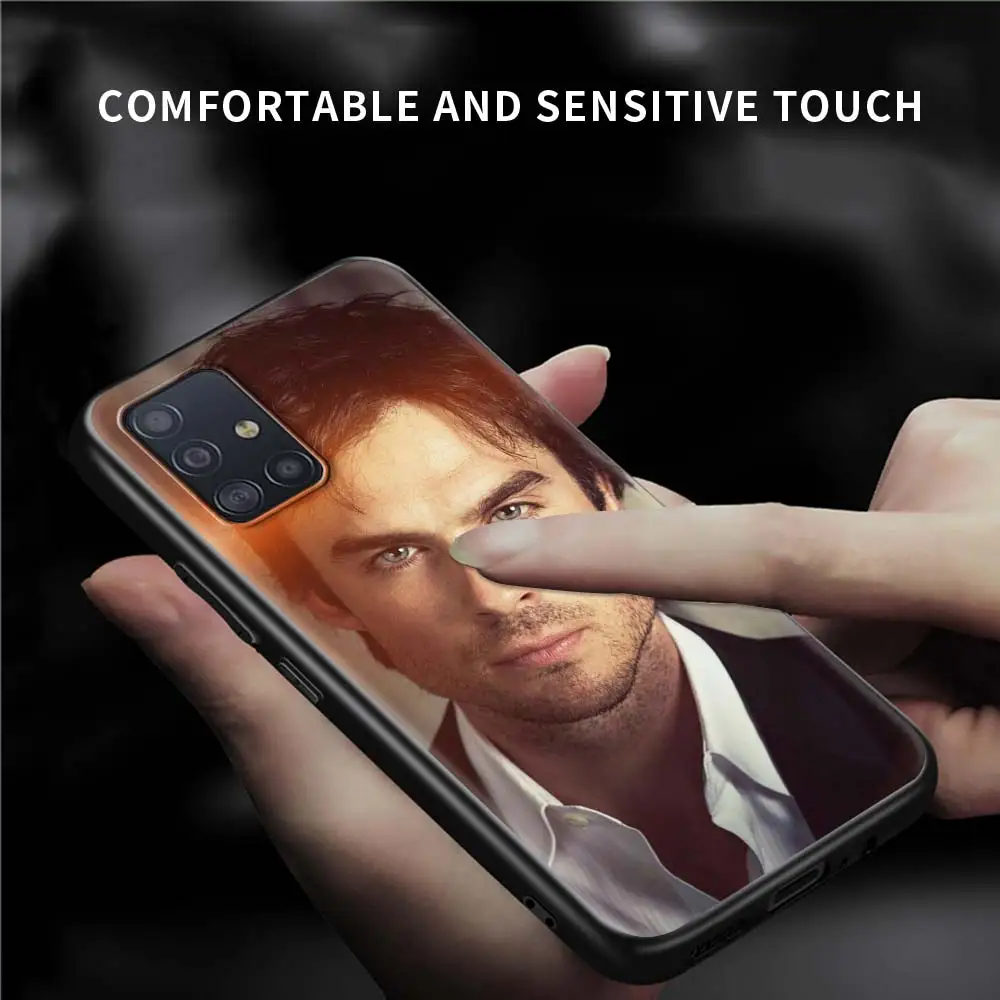 

Case For Samsung Galaxy A51 A21s A71 A12 A31 A52 A41 Black Soft Phone A11 A72 A32 A42 5G A01 A91 Fundas The Vampire Diaries