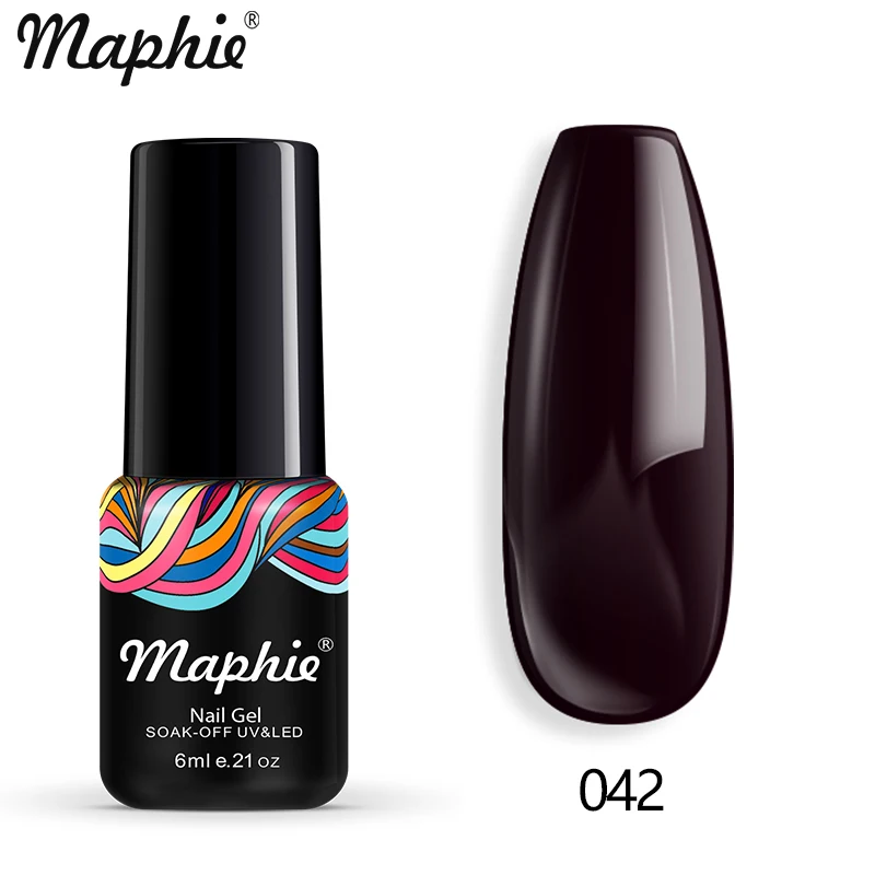 042 Maphie бриллиантовый блеск с ультрафиолетовым свечением Гель-лак для ногтей мерцающий декор с блестками Блестящий лак для ногтей полуперманентный лак Led синий гель для ногтей - Цвет: 042