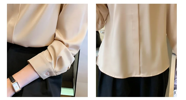 

Blouses Femme Blusas Long Sleeve Chiffon Blouse Shirt Tops Women Blusas Mujer De Moda 2021 Turn Down Collar Blouse Women E744