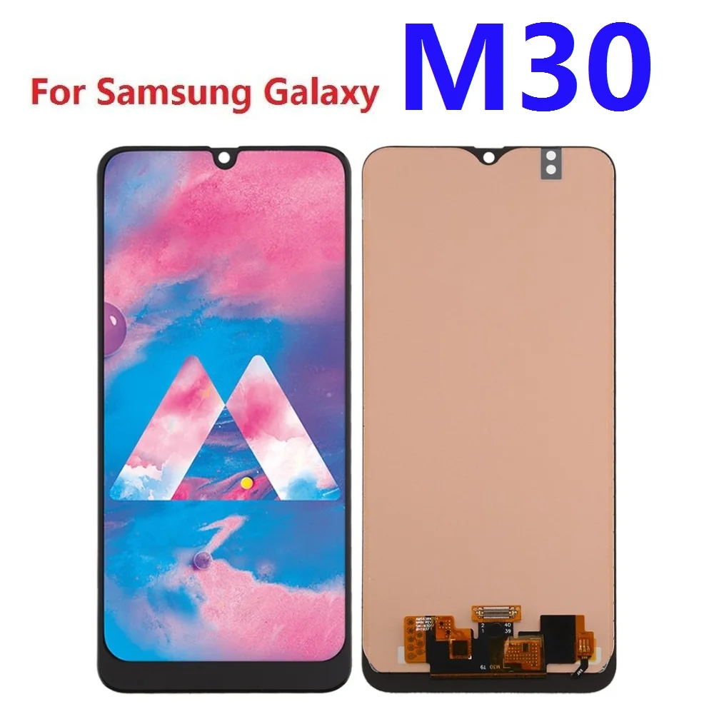 Для Samsung Galaxy M30 SM M305F M305FN M305G M305M ЖК дисплей с цифровым преобразователем сенсорного